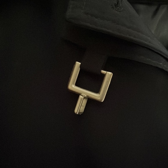 Classic Vintage Navy Blue Trench Coat or Overcoat by Sequence‎ Size Women 13/14 - Picture 11 of 13